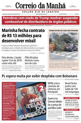Cover of Jornal Correio da Manha