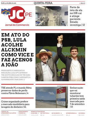 Cover of Jornal do Commercio