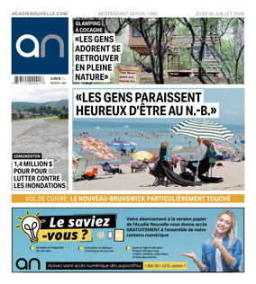 Cover of Acadie Nouvelle