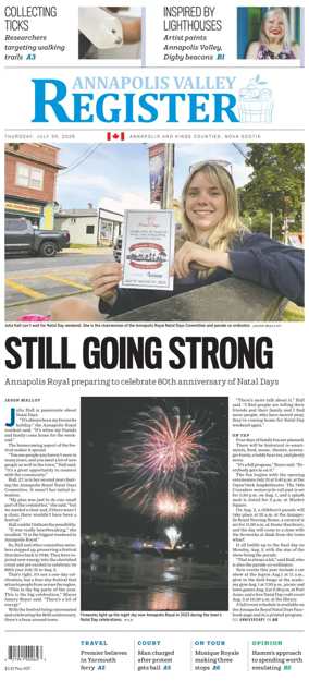 Cover of Annapolis Valley Register