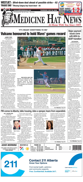 Cover of Medicine Hat News