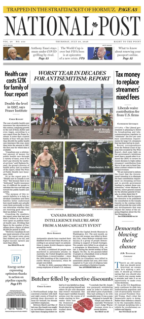 Cover of National Post - (Latest Edition)