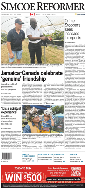 Cover of Simcoe Reformer