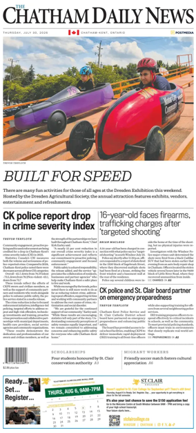 Cover of The Chatham Daily News