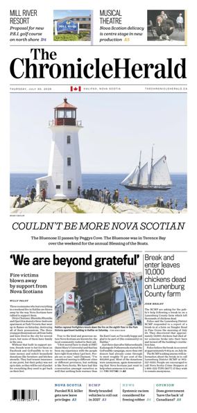 Cover of The Chronicle Herald (Provincial)