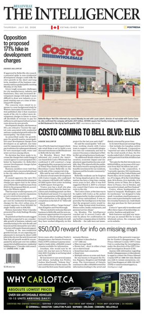 Cover of The Intelligencer (Belleville)