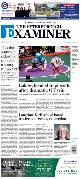 Cover of The Peterborough Examiner