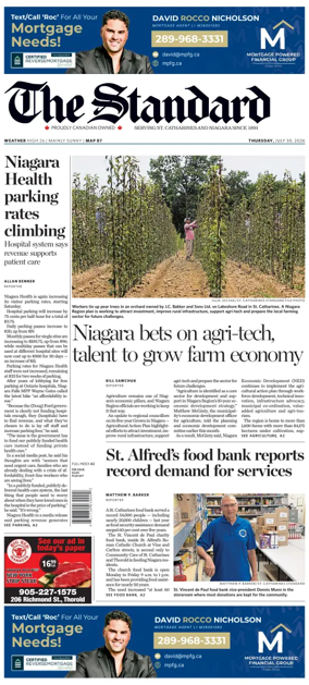 Cover of The Standard (St. Catharines)