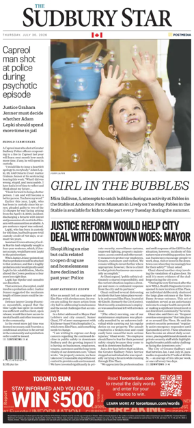 Cover of The Sudbury Star