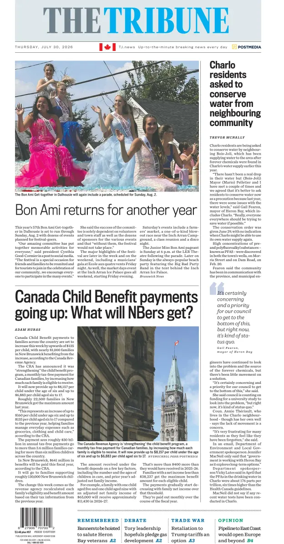 Cover of The Tribune (New Brunswick)