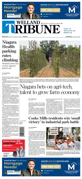 Cover of The Welland Tribune