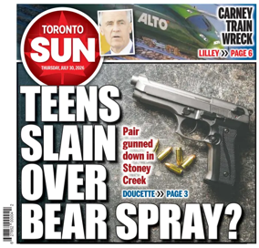 Cover of Toronto Sun