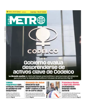Cover of Publimetro Chile