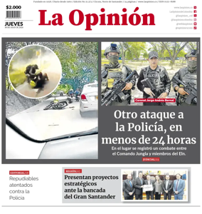 Cover of La Opinion