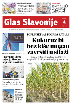 Cover of Glas Slavonije