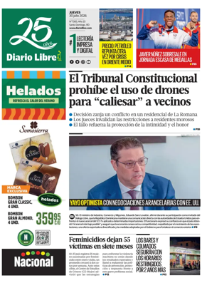 Cover of Diario Libre (Republica Dominicana)