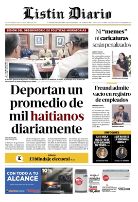 Cover of Listin Diario