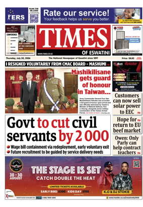 Cover of Times of Eswatini