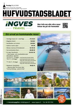 Cover of Hufvudstadsbladet