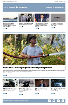 Cover of Euronews Business (Turkish) Compiled Editions