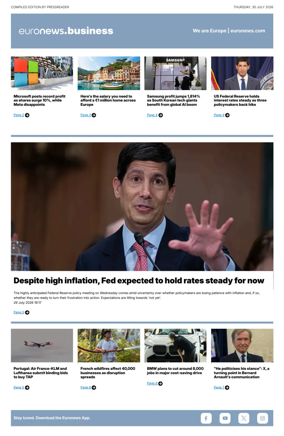 Cover of Euronews Business