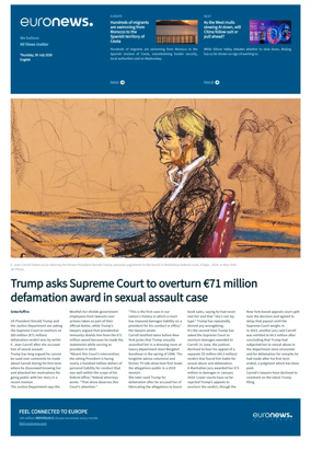 Cover of EuroNews (English Edition)