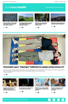 Cover of Euronews Health (Turkish) Compiled Edition