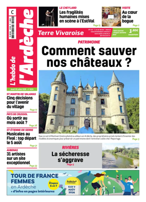 Cover of L'Hebdo de l'Ardeche – edition centre