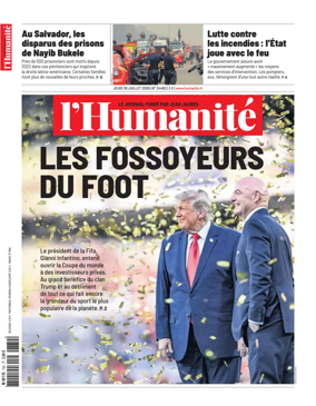 Cover of L'HUMANITE