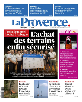 Cover of La Provence Aubagne-La Ciotat
