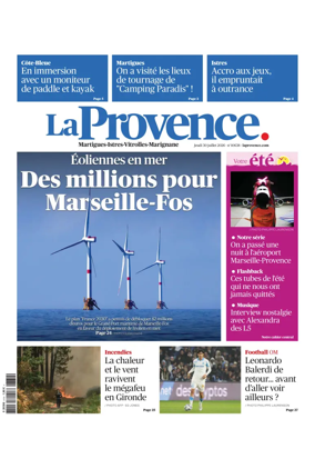Cover of La Provence Martigues-Istres-Vitrolles-Marignane