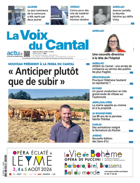 Cover of La Voix du Cantal