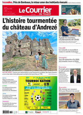 Cover of Le Courrier de l’Ouest (Cholet)