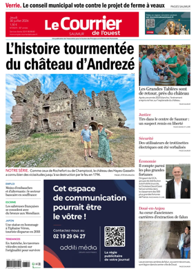 Cover of Le Courrier de l’Ouest (Saumur)
