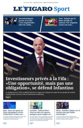 Cover of Le Figaro Sport