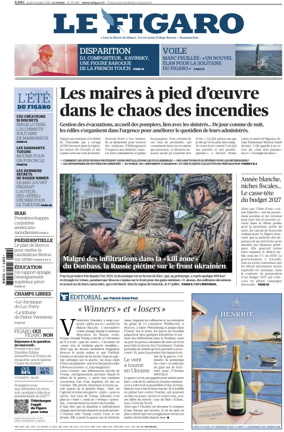Cover of Le Figaro