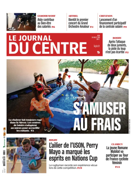 Cover of Le Journal du Centre
