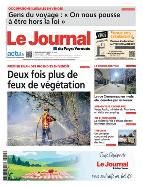 Cover of Le Journal du Pays Yonnais