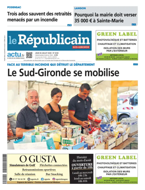 Cover of Le Republicain (Sud-Gironde)
