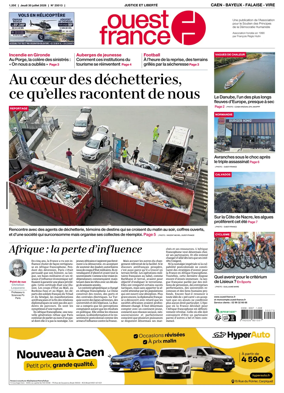 Cover of Ouest France (Caen - Bayeux - Falaise - Vire)