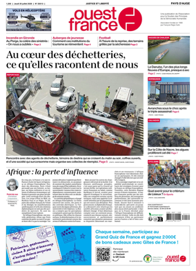 Cover of Ouest France (Pays d'Auge)