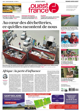 Cover of Ouest-France (Rennes Nord-Ouest)