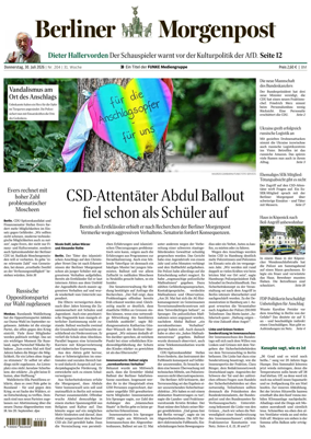 Cover of Berliner Morgenpost