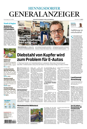 Cover of Hennigsdorfer Generalanzeiger