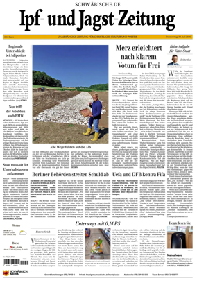 Cover of Ipf- und Jagst-Zeitung
