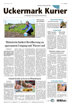 Cover of Prenzlauer Zeitung