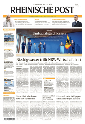 Cover of Rheinische Post - Monchengladbach and Korschenbroich
