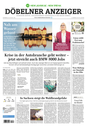 Cover of Sachsische Zeitung (Dobeln)