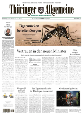Cover of Thuringer Allgemeine (Muhlhausen und Bad Langensalza)