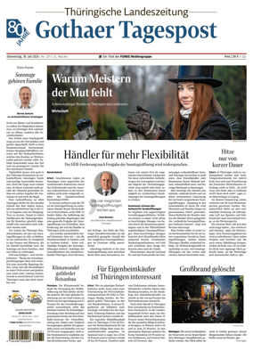 Cover of Thuringische Landeszeitung (Gotha)